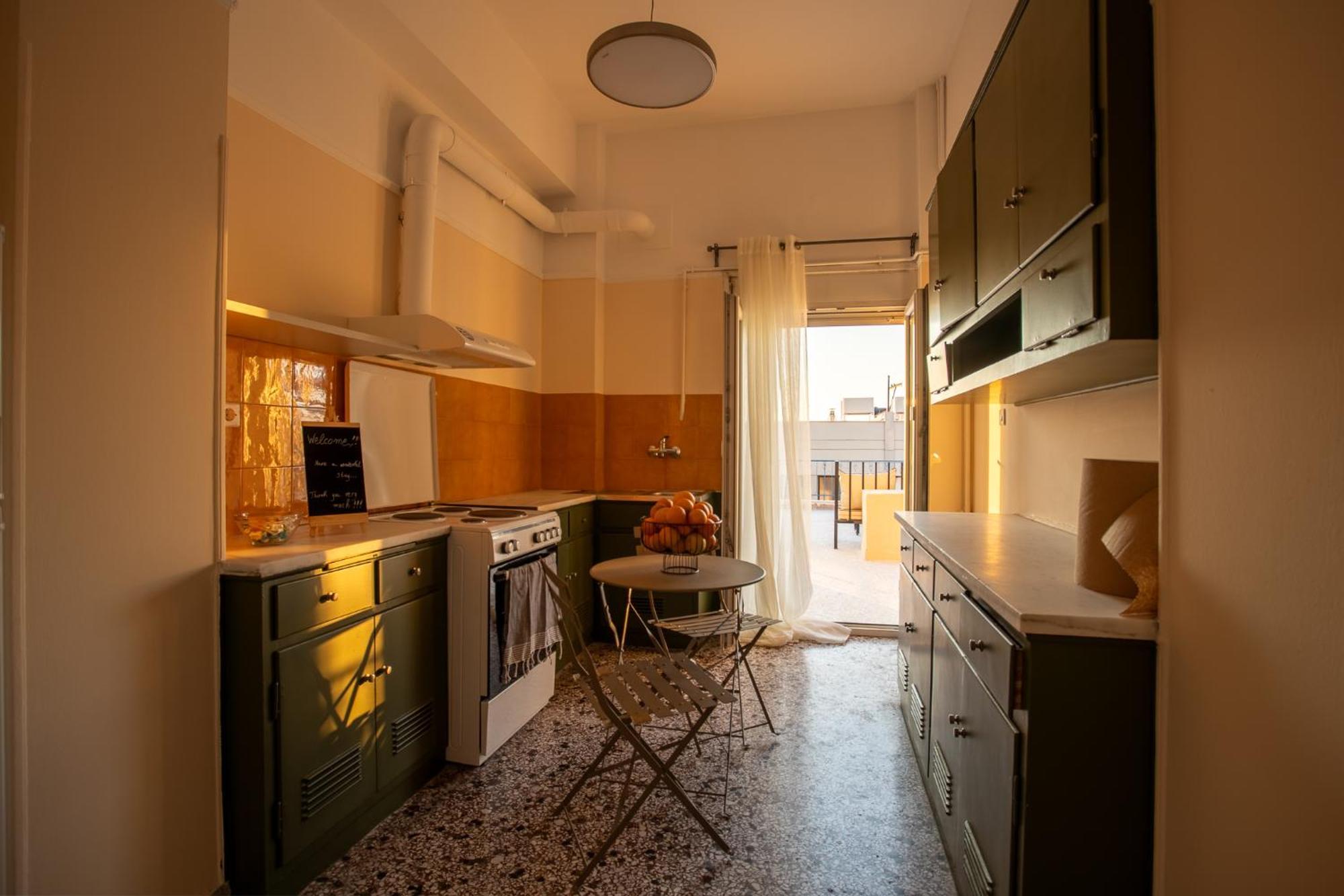 Central Mytilene City-View Apartment For 7 Ngoại thất bức ảnh