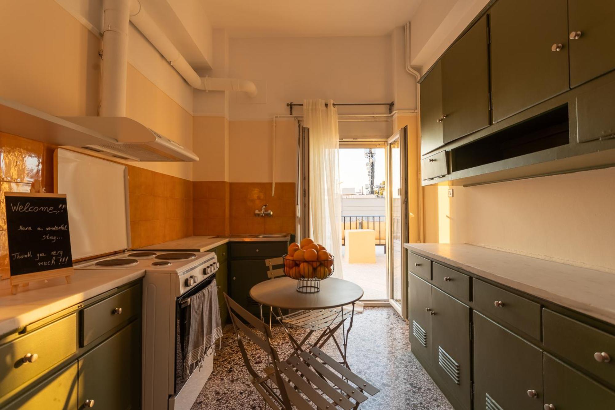 Central Mytilene City-View Apartment For 7 Ngoại thất bức ảnh